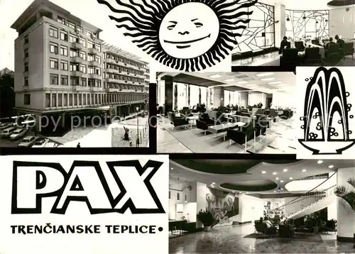 AK / Ansichtskarte  Pax Trencianske Teplice Liecebny ustav Pax Pax