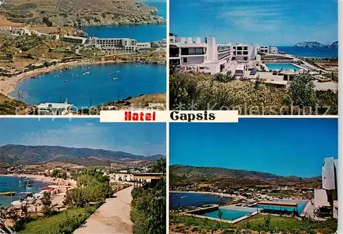 AK / Ansichtskarte 73856979 Crete__Kreta_Greece Hotel Gapsis Fliegeraufnahme Teilansichten 