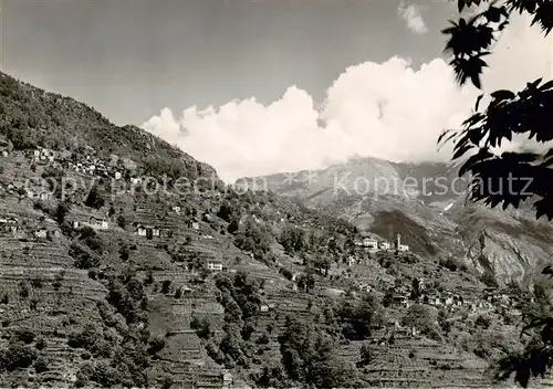 AK / Ansichtskarte  Mergoscia_TI Panorama Valle Verzasca