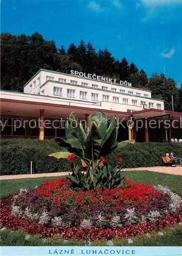 AK / Ansichtskarte  Lazne_Luhacovice_Bad_Luhatschowitz_CZ Spolecensky dum Kurhotel Park 