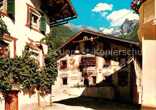 AK / Ansichtskarte  oetz_Tirol Gasthof zum Stern Fassadenmalerei oetz_Tirol