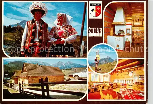 AK / Ansichtskarte  Zdiar_Vysoke_Tatry_SK Trachten Museum Restaurant