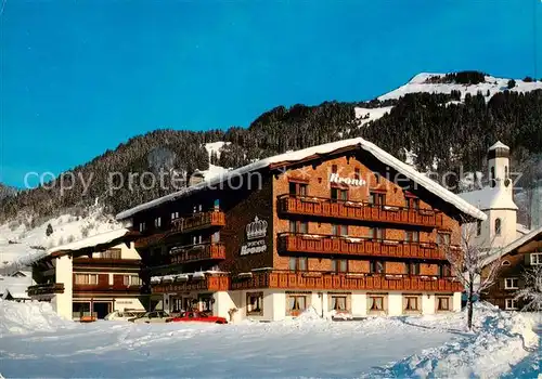 AK / Ansichtskarte  Schoppernau_Vorarlberg Sporthotel Krone Winterlandschaft Bregenzer Wald Schoppernau Vorarlberg