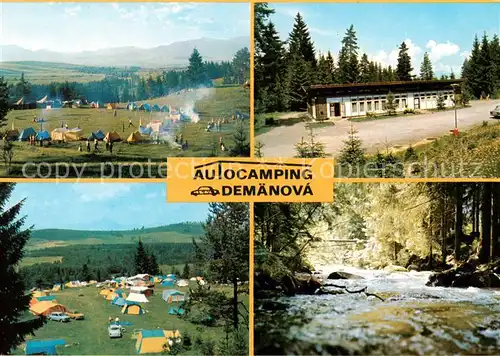 AK / Ansichtskarte  Liptovsky_Hradok_SK Autocamping Demaenová Campingplatz Niedere Tatra Natur 