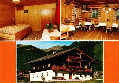 AK / Ansichtskarte 73857032 St_Magdalena_Gsiesertal_Suedtirol_IT Oberwekolerhof Gaestehaus Pension Gastraum 