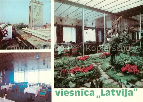 AK / Ansichtskarte  Viesnica_Latvija Hotel Latvia Restaurant Wintergarten 