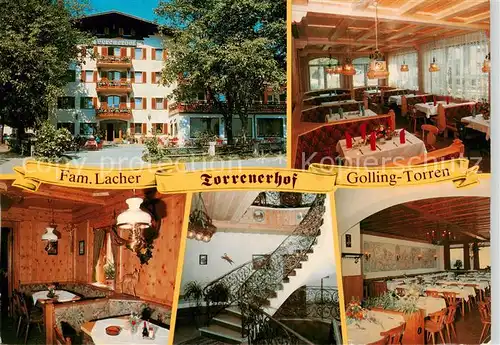 AK / Ansichtskarte 73857059 Torren_Golling Hotel Torrenerhof Restaurant Treppenaufgang Torren Golling