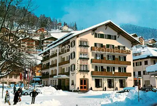 AK / Ansichtskarte 73857063 Ortisei_St_Ulrich_Groednertal_IT Genziana Hotel Enzian Wintersportplatz Dolomiten 