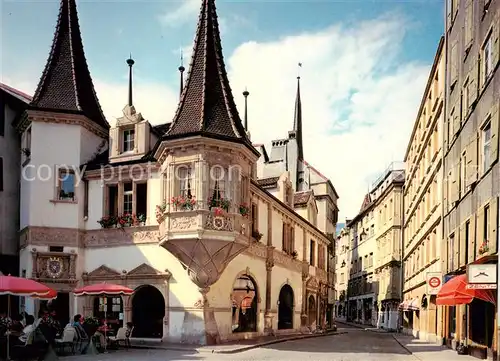 AK / Ansichtskarte  Neuchatel_NE Les Halles vieille ville Altstadt Neuchatel NE