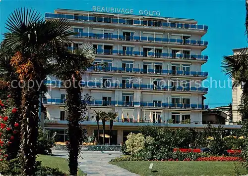 AK / Ansichtskarte  Paradiso_Lago_di_Lugano_TI Hôtel Beau Rivage Golfo 