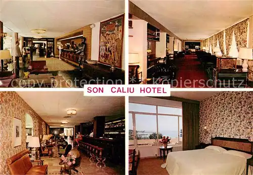 AK / Ansichtskarte 73857079 Palma-Nova_Palma_de_Mallorca_ES Son Caliu Hotel Bar Fremdenzimmer 