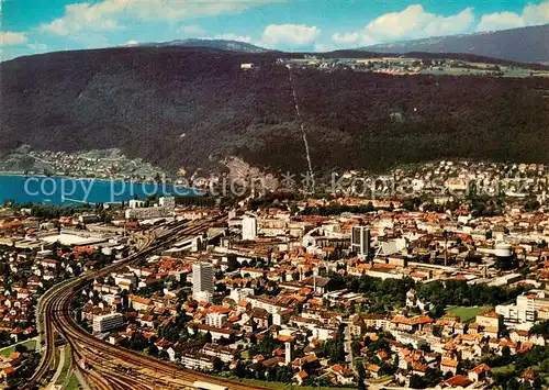 AK / Ansichtskarte  Biel_Bienne_BE Fliegeraufnahme