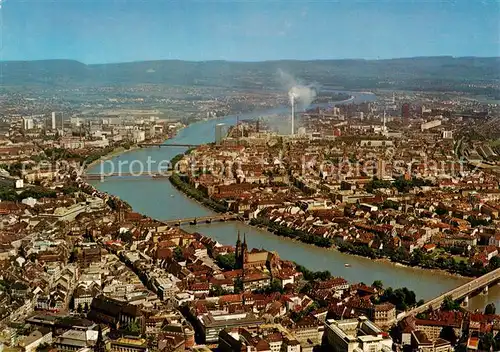 AK / Ansichtskarte  Basel_BS Fliegeraufnahme Basel_BS