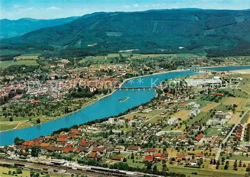 AK / Ansichtskarte  Stein_Saeckingen_Stein_AR Fliegeraufnahme 