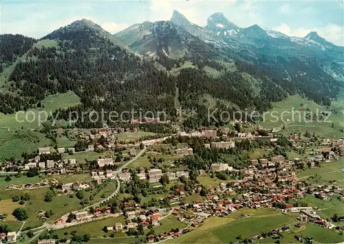 AK / Ansichtskarte  Leysin_VD et la Berneuse Tours d Ai Alpes Vaudoises vue aérienne 