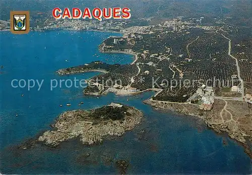 AK / Ansichtskarte 73857121 Cadaques_ES Vista aérea 