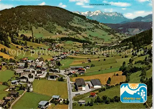 AK / Ansichtskarte  Oberau__Wildschoenau_Tirol_AT Panorama Erholungs- und Urlaubsgebiet Kaisergebirge 