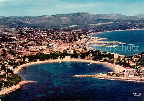 AK / Ansichtskarte  Bandol_83-sur-Mer Plage de Réncros vue aérienne 