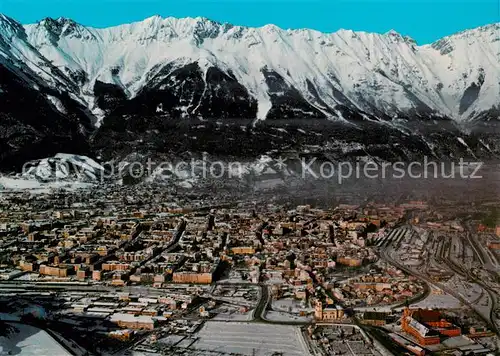 AK / Ansichtskarte  Innsbruck_Tirol_AT Olympiastadt 1964 - 1976 Blick gegen Nordkette 