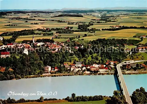 AK / Ansichtskarte  Obernberg__Inn_AT Fliegeraufnahme 