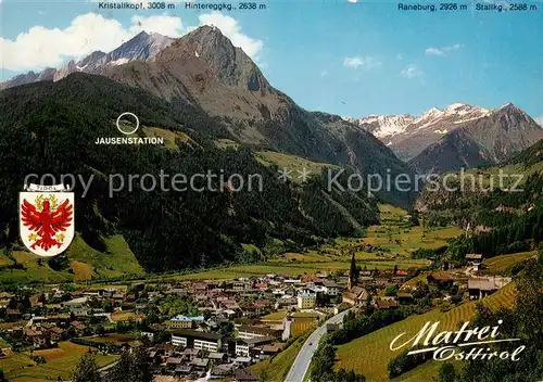 AK / Ansichtskarte  Matrei_Osttirol_AT Ort an der Felbertauernstrasse Tauerntal Schloss Weissenstein Jausenstation Alpen 