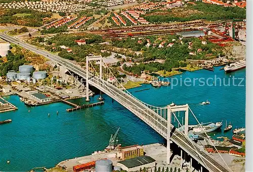 AK / Ansichtskarte  Goeteborg aelvsborg Bridge and the Hising Island Goeteborg