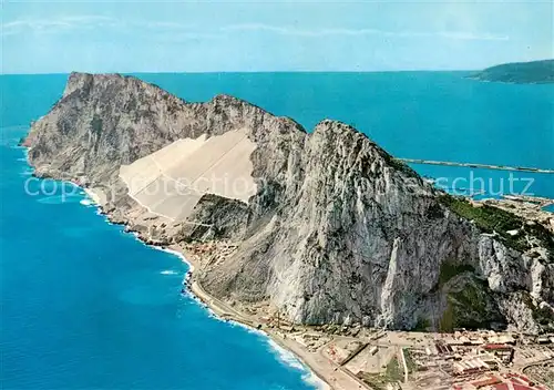 AK / Ansichtskarte 73857168 Gibraltar_Gibilterra Rock of Gibraltar aerial view 