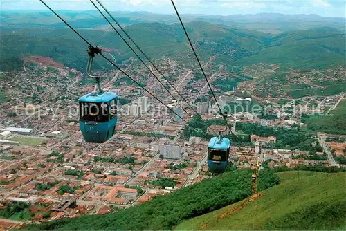 AK / Ansichtskarte 73857176 Pocos_de_Caldas_Brazil Vista parcial com teleférico 