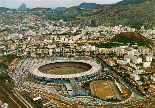 AK / Ansichtskarte  Rio_de_Janeiro General view of Maracana Stadium aerial view Rio_de_Janeiro