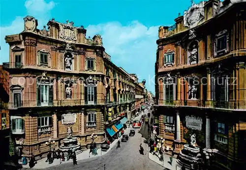 AK / Ansichtskarte  Palermo__Sicilia Quattro Canti Via Maqueda