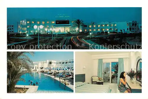 AK / Ansichtskarte 73857203 Djerba_Jerba_Tunesie Hotel Les Quatres Saison Swimming Pool 