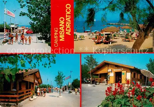 AK / Ansichtskarte 73857208 Misano_Adriatico_Rimini_IT Camping Misano International Spiaggia 