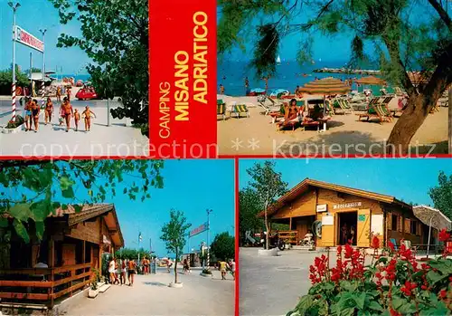 AK / Ansichtskarte  Misano_Adriatico_Rimini_IT Camping Misano International Spiaggia