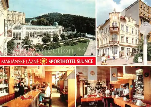 AK / Ansichtskarte 73857211 Marianske_Lazne Sporthotel Slunce Restaurant Bar Marianske_Lazne