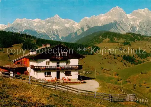 AK / Ansichtskarte 73857212 Hintermoos_Maria_Alm_Steinernen_Meer_AT Gasthof Pension Handlerhof Alpenblick 