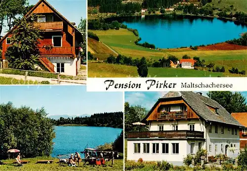 AK / Ansichtskarte  Feldkirchen_Kaernten Pension Pirker am Maltschachersee Feldkirchen Kaernten