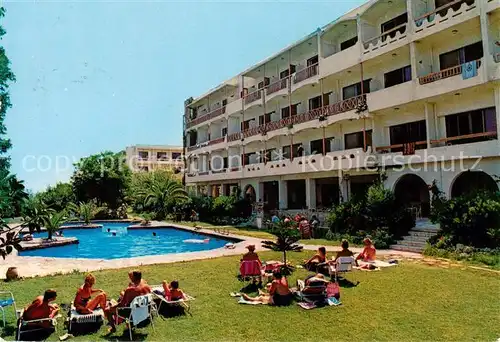 AK / Ansichtskarte  Rethymno_Rethymnon_Crete_Greece Orion Hotel Adelianos Camos Swimming Pool
