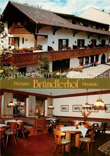 AK / Ansichtskarte  Marling_Marlengo_IT Pension Bruendlerhof Gastraum Neubau 