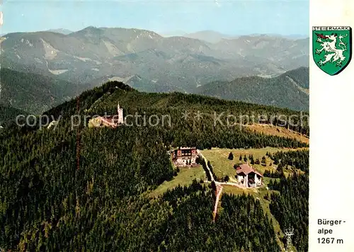 AK / Ansichtskarte  Mariazell__Steiermark_AT Berghotel Buergeralpe Bergstation der Schwebebahnen 