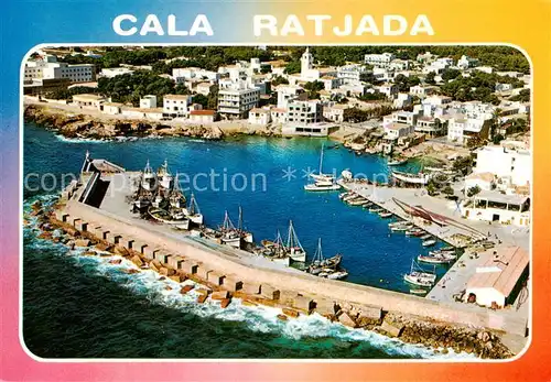 AK / Ansichtskarte  Cala_Ratjada_Mallorca Vista aérea de su puerto Hafen Cala_Ratjada_Mallorca