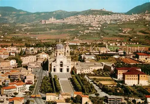 AK / Ansichtskarte  Assisi_Umbria Panorama Chiesa Santa Maria degli Angeli veduta aerea Assisi Umbria