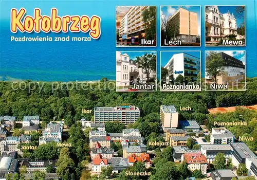 AK / Ansichtskarte 73857285 Kolobrzeg_Kolberg_Ostseebad_PL Ferienhotels an der Ostsee 