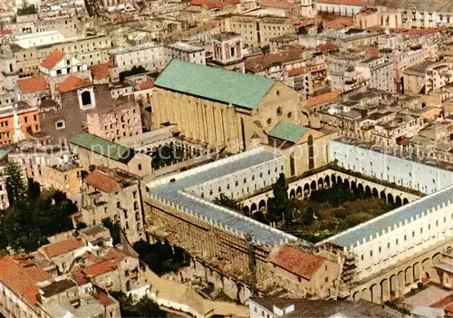 AK / Ansichtskarte  Napoli_Neapel_IT Monastero di Santa Chiara XIV Jhdt. veduta aérea 