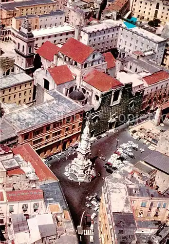 AK / Ansichtskarte  Napoli_Neapel_IT Chiesa del Gesu Nuovo veduta aerea