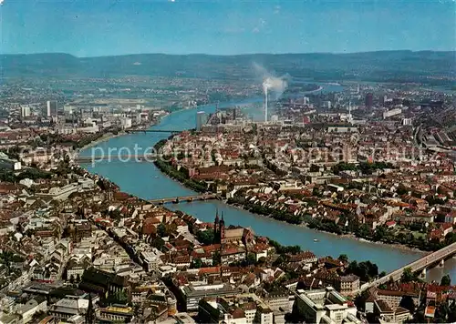AK / Ansichtskarte  Basel_BS Stadtpanorama Basel_BS