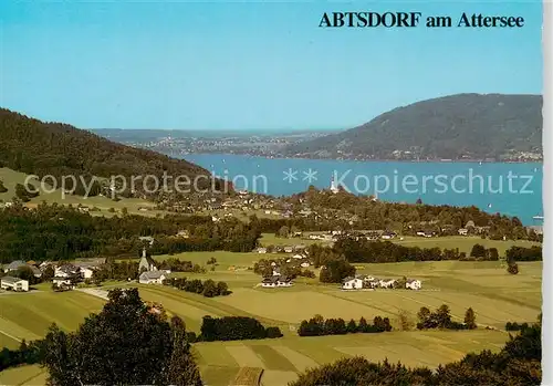 AK / Ansichtskarte 73857312 Abtsdorf_Attersee_Oberoesterreich_AT Panorama 