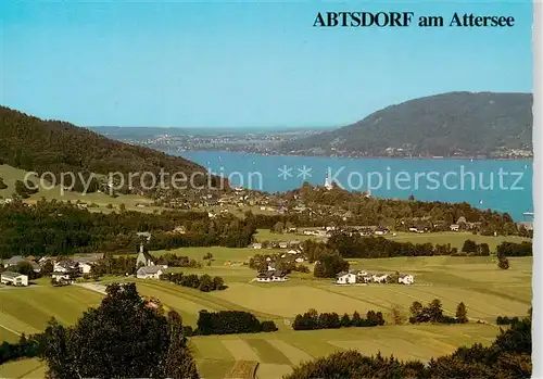 AK / Ansichtskarte  Abtsdorf_Attersee_Oberoesterreich_AT Panorama 