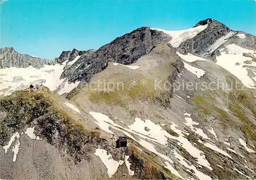 AK / Ansichtskarte  Hannoverhaus_2722m_Ankogelgruppe_AT Berghaus mit Seilbahn-Bergstation 