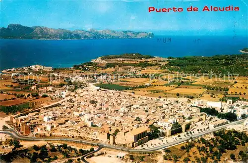 AK / Ansichtskarte 73857341 Puerto_de_Alcudia_Mallorca_ES Panorama vista aérea 