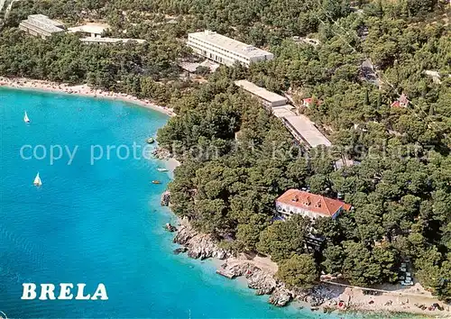 AK / Ansichtskarte  Brela_Croatia Hotels an der Kueste 